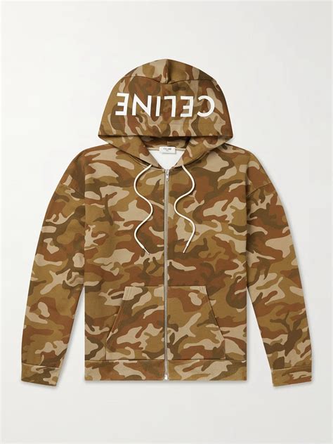 celine camo hoodie|celine hoodie for men.